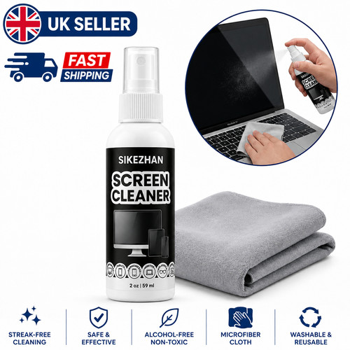 Screen cleaner kit spray - kit, &