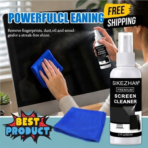 Screen cleaner kit - spray, &