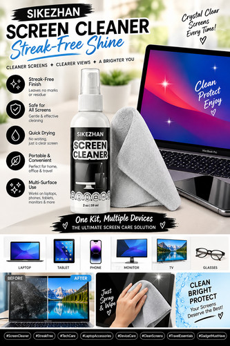 Screen cleaner kit spray - screen,
